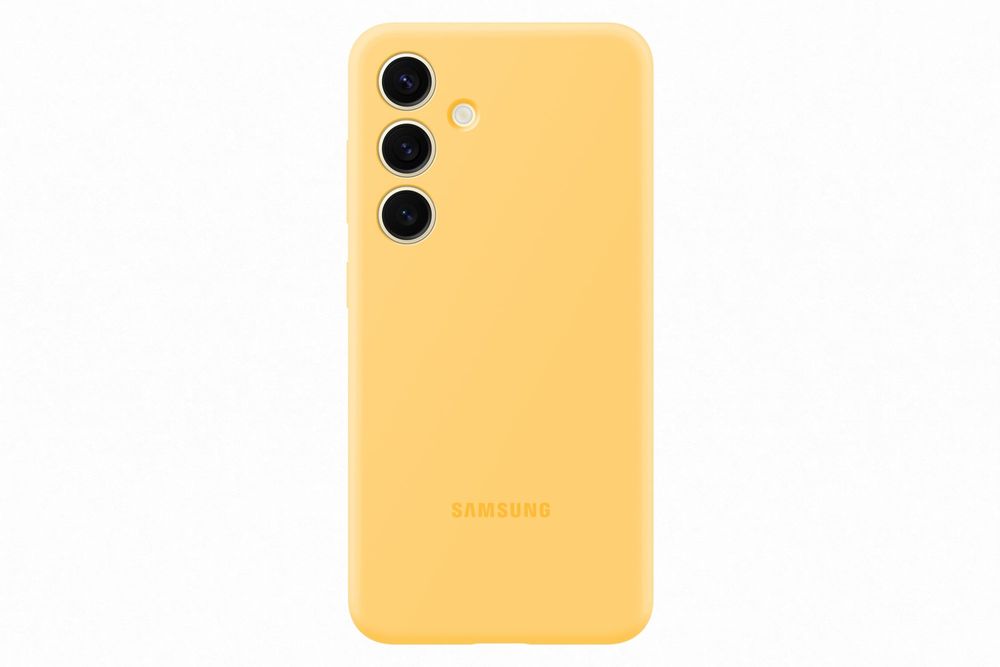 SAMSUNG Silikónový zadný kryt pre Samsung Galaxy S24 EF-PS921TYEGWW, žltý